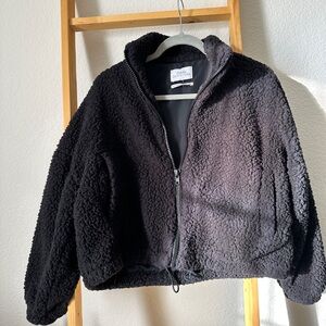 Urban Outfitters Black Fleece Jacket